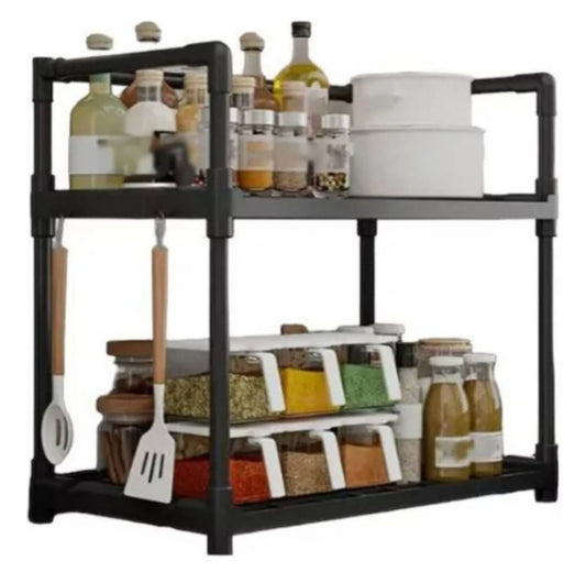 Organizador Rack Cocina 2 Niveles 🧹